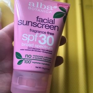 alba face sunscreen